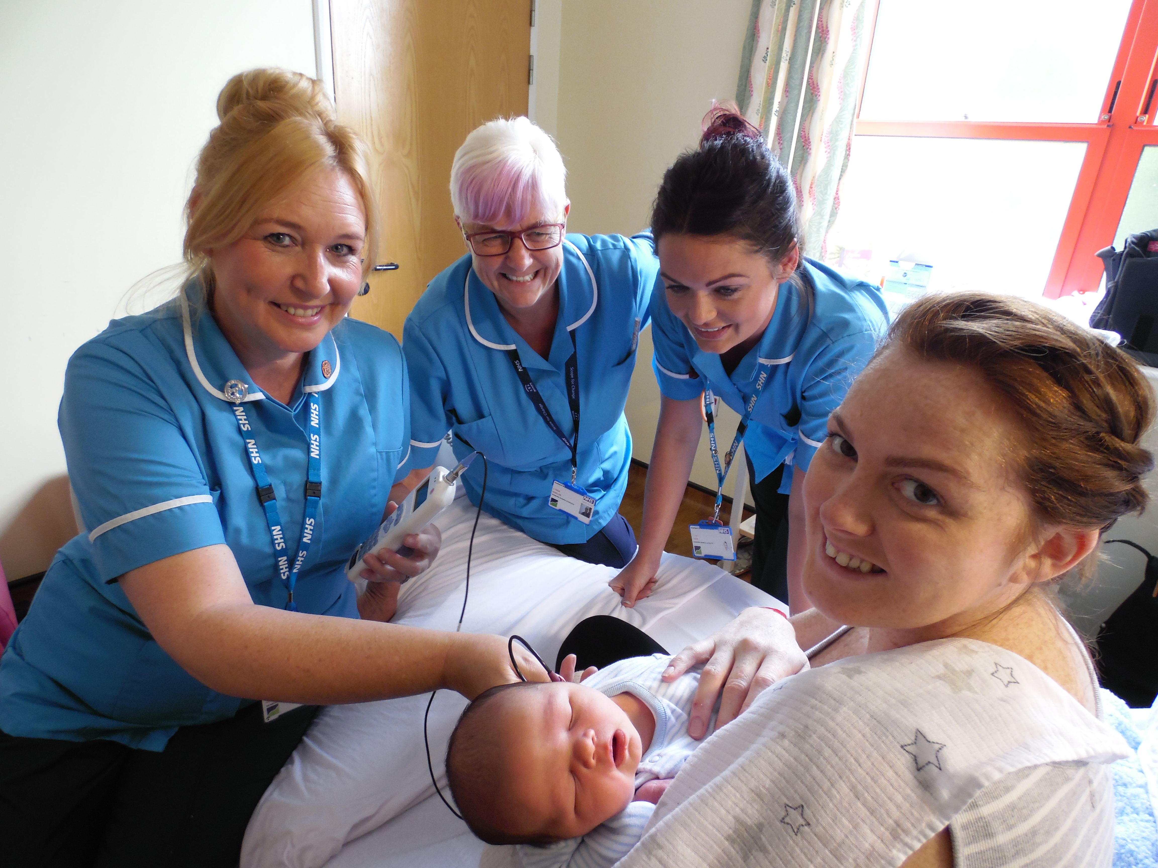 Baby Jake in sound hands with hearing team | | Skem News ...