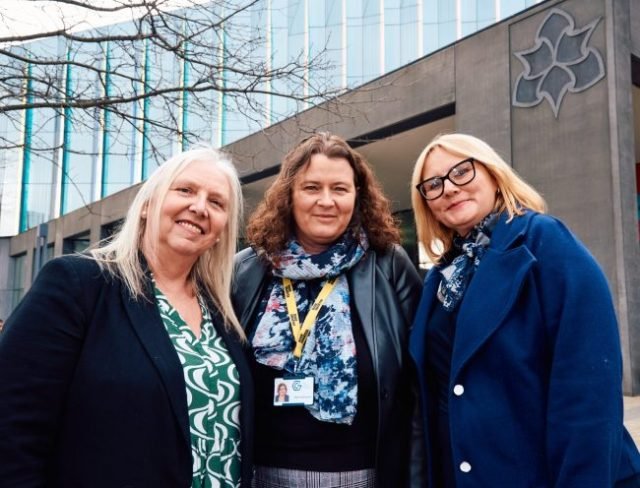 Leading Digital Transformation programme, LtoR, Dr Ann Mulhaney, MMU, Ruth Hailwood, Made Smarter, Mandy Parkinson, MMU