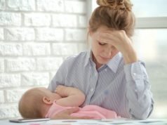 stressed mother