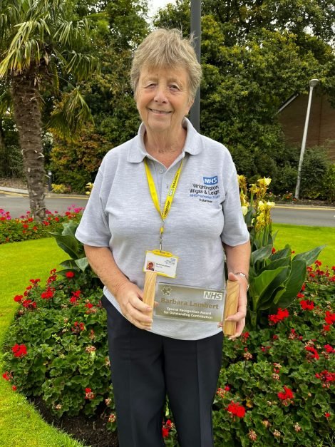 Barbara Lambert with Special Recognition Award