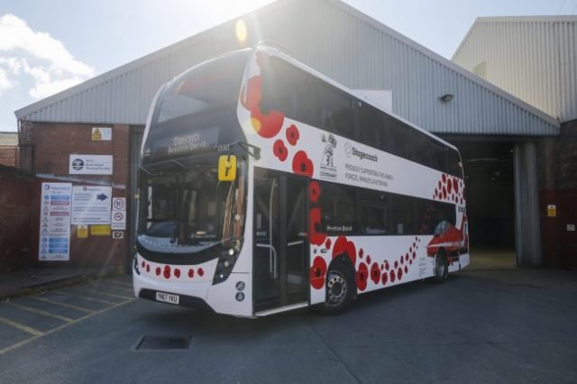 Stagecoach unveils its Armed Forces Covenant bus