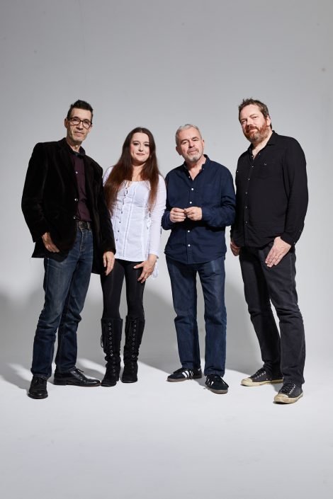 Band members – left to right: Marc Parnell, Laura Wilcockson, Dave Hemingway and Phil Barton