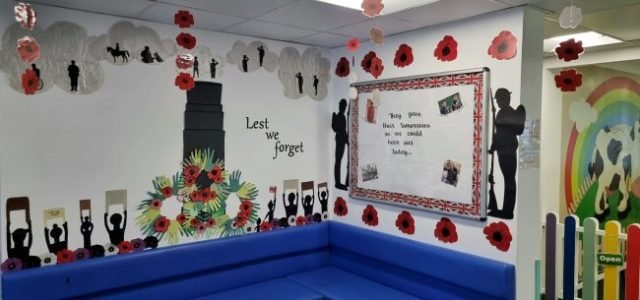 Armed Forces Focus display - Rainbow Ward