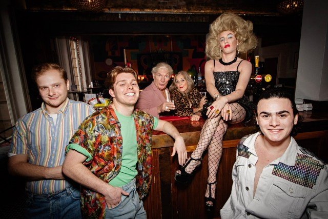 Cast of Masquerade at the Arts Bar - credit David Munn Photography