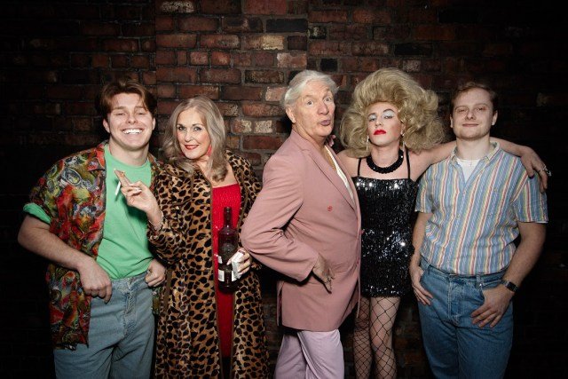 Joe Owens, Catherine Rice, Neil MacDonald, Michael Bailey and Jamie Peacock in Masquerade 2 - credit David Munn Photography