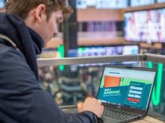 Avanti West Coast Superfare ticket booking on laptop