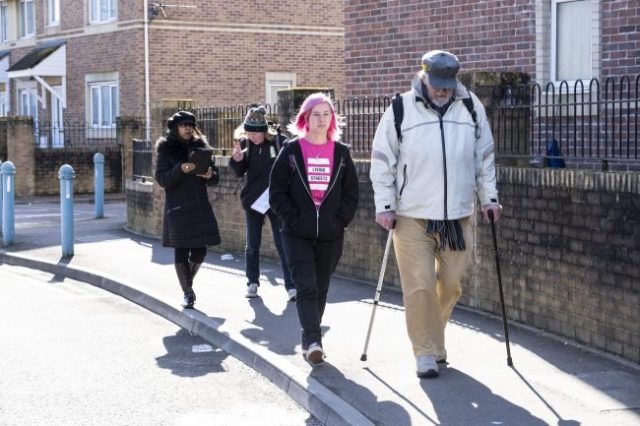 27.02.2020Living Streets walk in Butetown, Cardiff BayPic: Nick Treharne