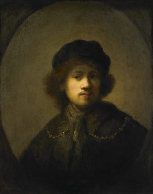 Self-Portrait as a Young Man () by Rembrandt. Credit: National Museums Liverpool/Walker Art Gallery