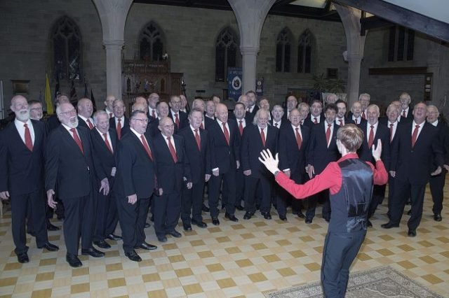 Rossendale Male Voice Choir participating in last year's competition