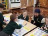 Pupils at St Paul & St Timothy’s Catholic Infant School take part in an egg-painting art workshop with commissioned artist Amrit Singh © MrASingh