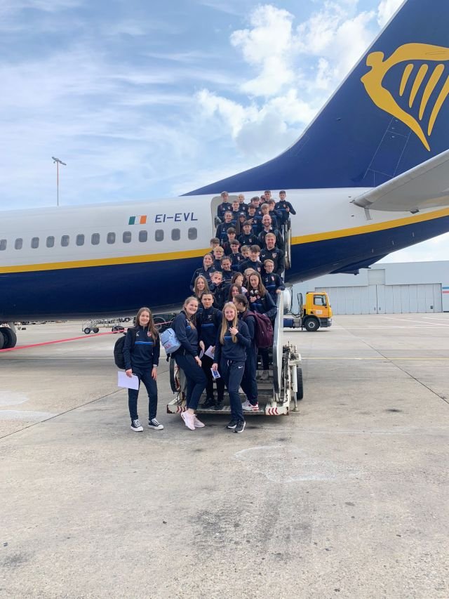 Rainford High students flew to Madrid