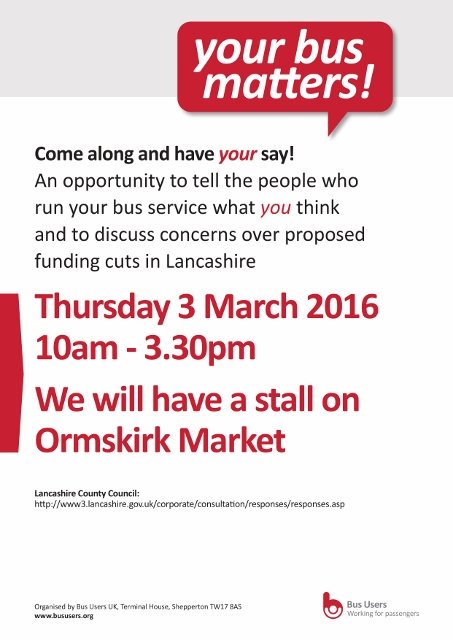 , Your Bus Matters, Skem News - The Top Source for Skelmersdale News