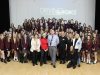 Judy Murray visited Rainford High to talk to female students and encourage them to follow careers in sport