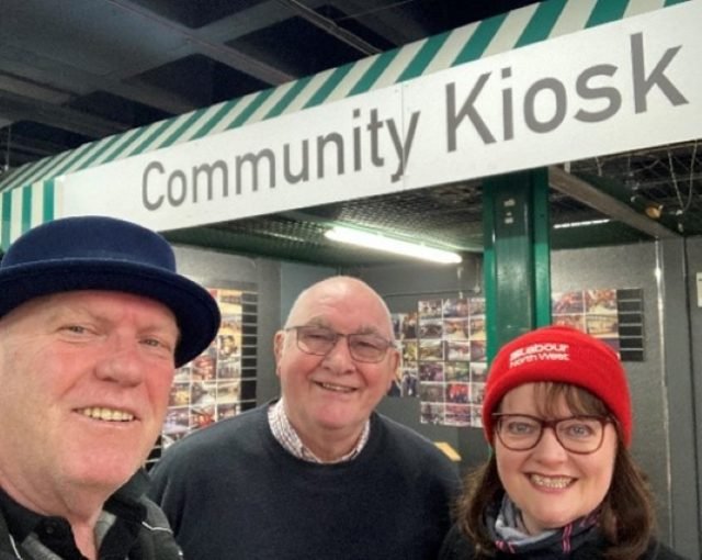 l-r Cllrs Fillis, Aldridge and Gibson