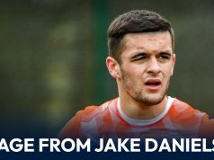 Jake Daniels announcement by Blackpool FC