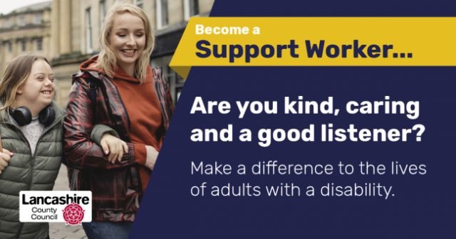 Support worker for people with disabilities campaign - July 2022