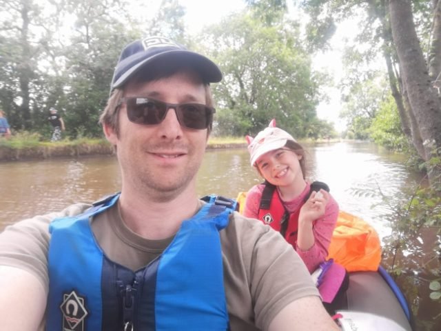 Terry and Poppy smiling